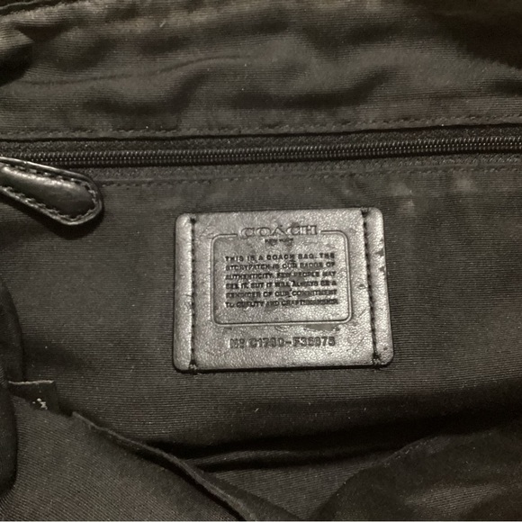 Coach Black Leather Crossbody Bag - Picture 6 of 7